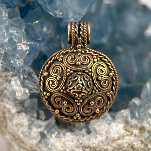 WIKINGER-ANHÄNGER, STORA RYK, FÄRGELANDA, SCHWEDEN, BRONZE