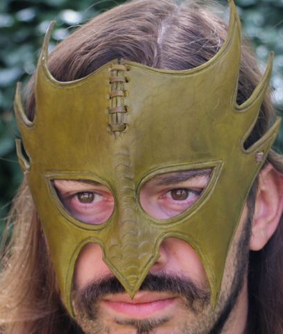 GREENMAN, LEATHER MASK