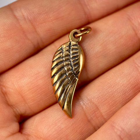 WING, BRONZE PENDANT