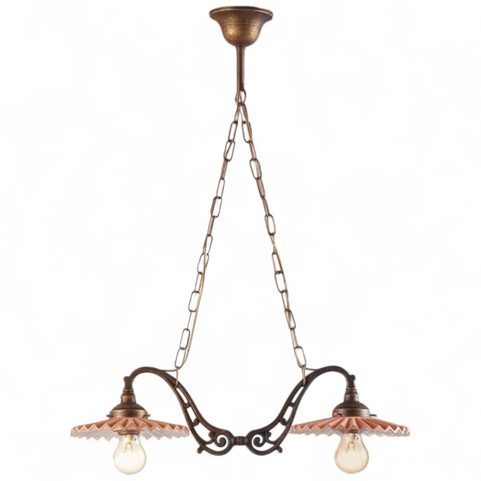 CERAMIC CEILING LAMP FROM ITALY 2041.1