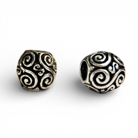 CELTIC SPIRALS - BEAD FOR BEARD AG 925