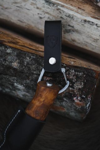 HELLE, GÜRTELCLIP FÜR MESSERSCHEIDE, BRAUN