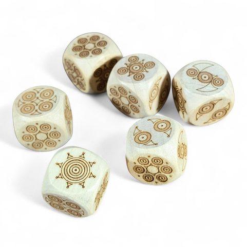 ALEA GOTHICA, DICE, 6 PIECES