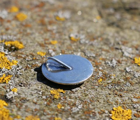 SUN CIRCLE, OPPIDUM ZAVIST, CELTIC PENDANT, SILVER