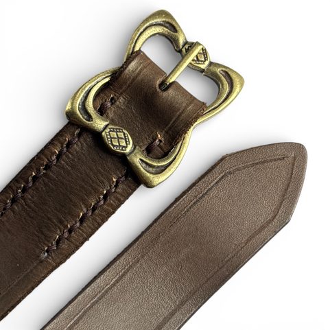 UMBRIA CEINTURE EN CUIR MARRON