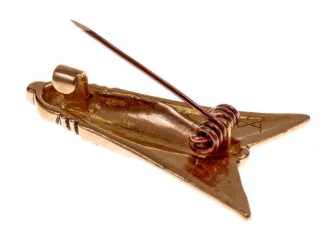 CIGALE, FERMOIR ROMANO-GERMANIQUE, BRONZE