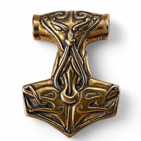 TÓR, THORS HAMMER, PENDANT, BRONZE