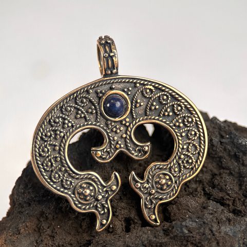 GRANDE LUNE MORAVE - PENDENTIF, BRONZE, NITRA