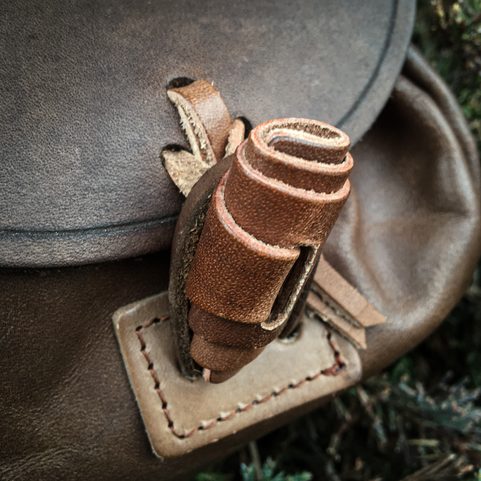 CERNUNNOS, LEATHER MEDIEVAL BAG