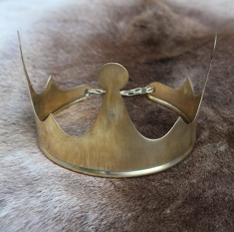 REX GOTHIC CROWN, BRASS