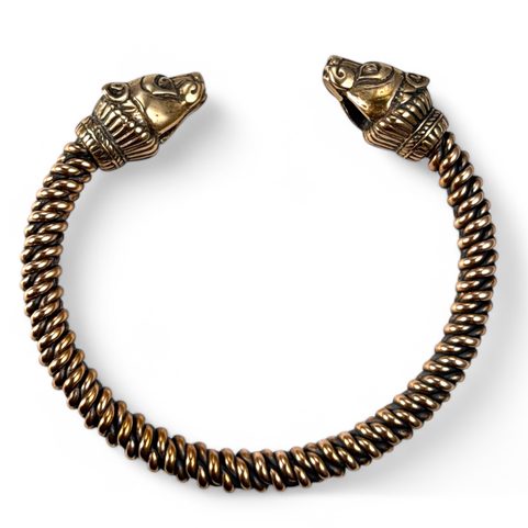 BJÖRN, BEAR, BRONZE BRACELET