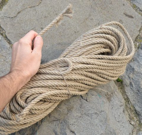 HEMP ROPE 8 MM, 1 M