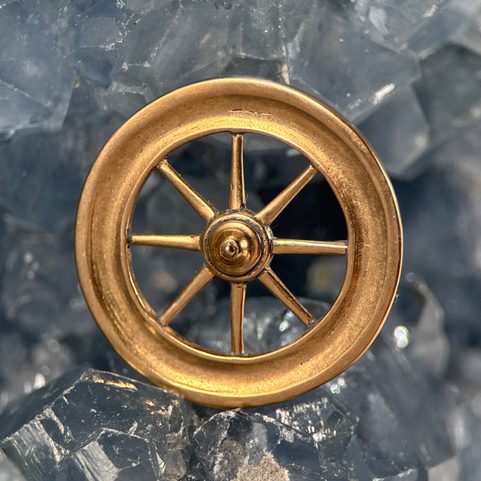 TARANIS WHEEL, BRONZE CELTIC REPLICA