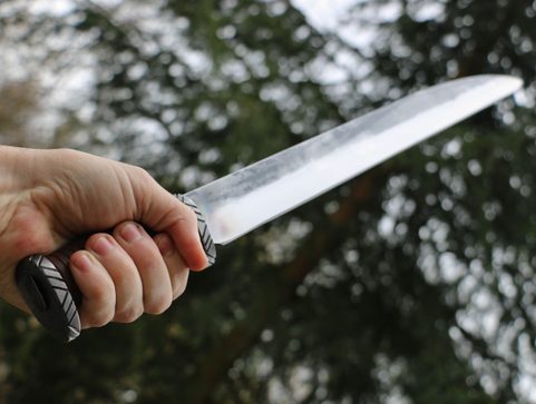 SIGURD, SCRAMASAXE ANGLO-SAXON, RÉPLIQUE FORGÉE