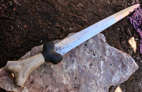 DEARG, CELTIC SWORD WITH FORGED BLADE