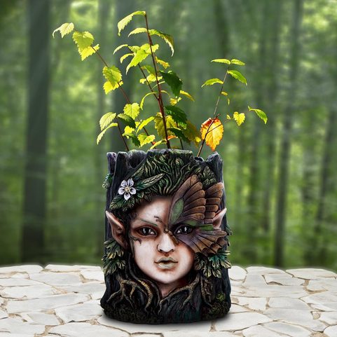 NATURA, DECORATIVE FANTASY POT