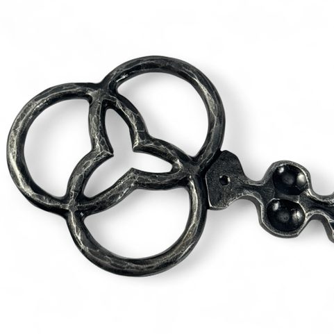 MEDIEVAL KEY, FORGED TOWEL RACK