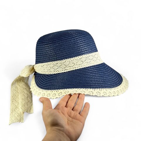 LADIES SUMMER HAT WITH LACE