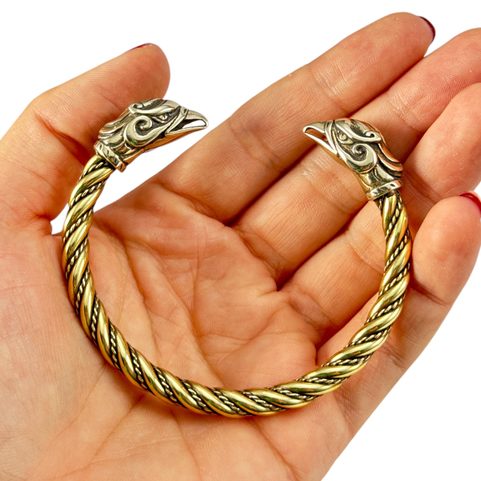 GRIFFIN, BRASS BRACELET