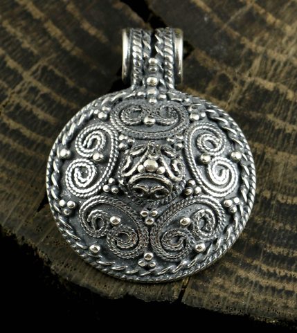 PENDENTIF VIKING, STORA RYK, SUÈDE, ARGENT