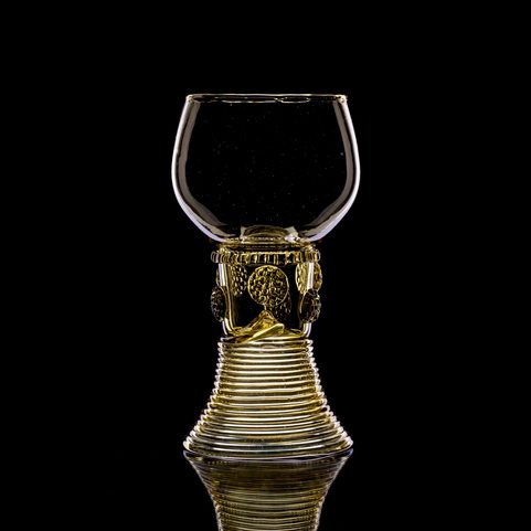 ROEMER, HISTORICAL GLASS GOBLET