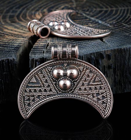 ZIVA, LUNITSA, SLAVS, VIKINGS, PENDANT, BRONZE