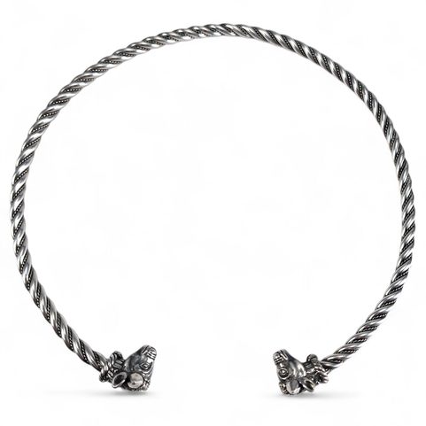 KELTISCHER STIER TORQUES, INSPIRATION: TRICHTINGEN, SILBER 925