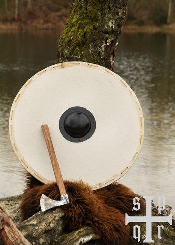 VIKING SHIELD, WOODEN 75 CM