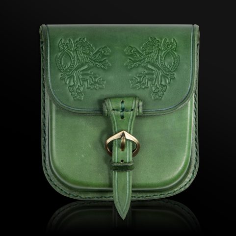 BOHEMIA, LEATHER BAG - GREEN