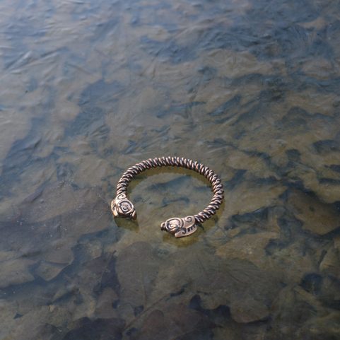 PICTISH BOAR BRACELET, BRONZE