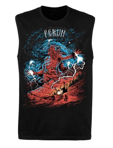 PERUN, SLAVIC GOD OF THUNDER, TANK TOP