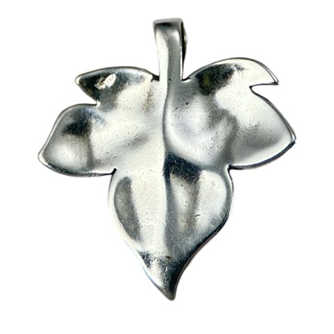 FEUILLE DE LIERRE, PENDENTIF EN ARGENT LAPIS