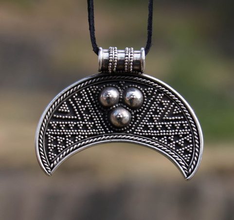 ZIVA, LUNITSA, SLAVS, VIKINGS, STERLING SILVER PENDANT