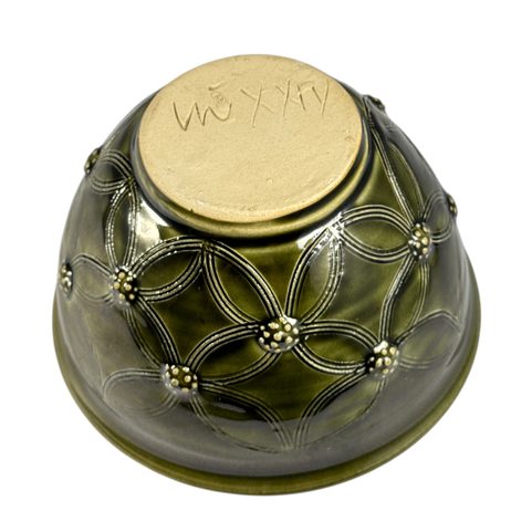 GREEN BOWL 13.5 CM