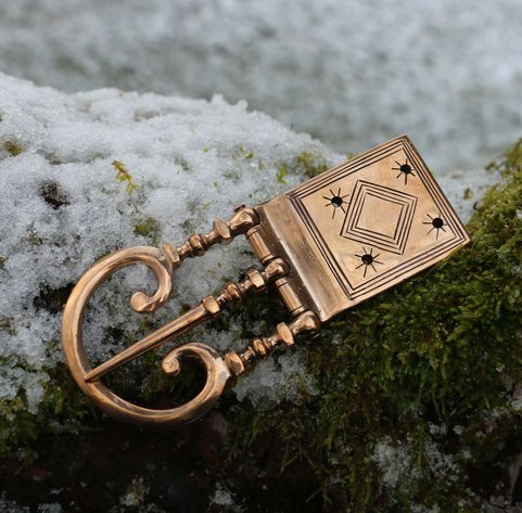 ROMAN MILITARY BELT BUCKLE, REPLICA