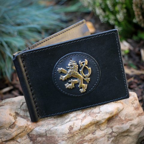 BOHEMIA - CZECH LION, LEATHER WALLET