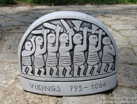 LINDISFARNE STONE, VIKINGS