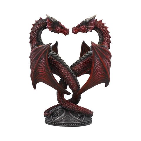 DRAGON HEART ANNE STOKES VALENTINE’S EDITION ROMANTIC GOTHIC CANDLE HOLDER