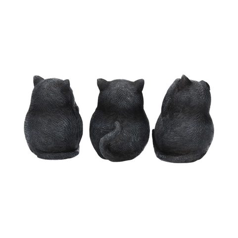 THREE WISE FAT CATS 8.5CM