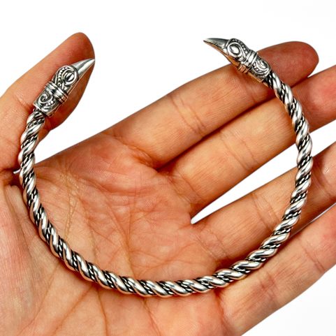 CORBEAU VIKING, ART MAMMEN, BRACELET, ARGENT STERLING