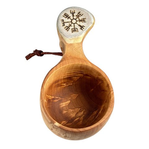VEGVÍSIR KUKSA, BIRCH BOWL FROM LAPLAND