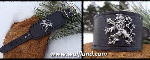 BOHEMIAN LION, LEATHER CUFF