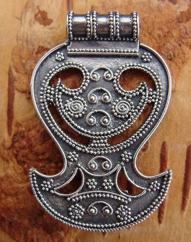OLD SLAVIC TALISMAN, SILVER, 10 G