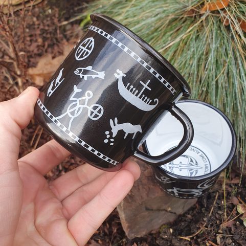 SÁMI SÁPMI LAPLAND ENAMEL MUG