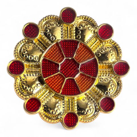 BOUCLE LOMBARDE / BROCHE, BRONZE, XVIE SIÈCLE