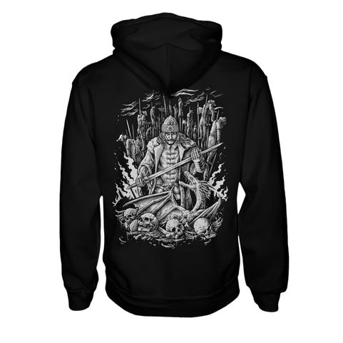VLAD, ZIPPER HOODIE BW