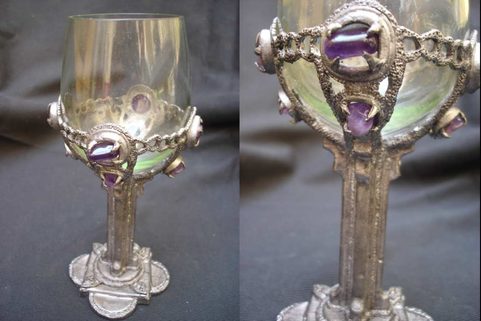 RITUAL GOBLET WITH GEMSTONES