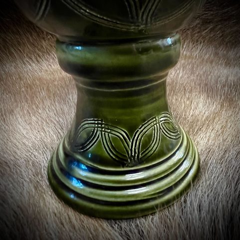 MEDIEVAL CUP WITH RASPBERRY DECOR 300ML