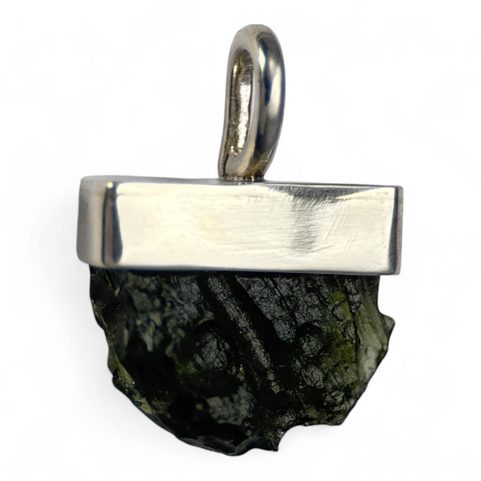 ORION, PENDENTIF - MOLDAVITE, ARGENT 925/1000