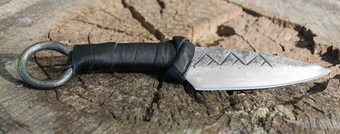 FAOLAN, HAND FORGED CELTIC KNIFE